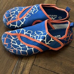 Blue and Orange Water Shoes